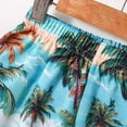 thumbnail image 5 of mgoYE Toddler Boy Clothes 4t Summer Little & Big Boys Hawaiian Button Shirts and Short Sets with Bucket Hat Summer Outfits Printed Kids Set(Sky Blue,2-3 Years), 5 of 9
