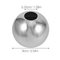 thumbnail image 2 of RENACLIPY 2 Pcs Sphère Réfléchissante en Acier Inoxydable Résistante aux Intempéries pour Décoration de Jardin, 2 of 7