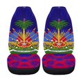 thumbnail image 5 of XYZCANDO Haiti Flag Pattern Car Seat Covers for Man Waterproof Car Front Seat Covers All-Season Easy to Install, for SUV Truck Auto, 5 of 10