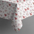thumbnail image 5 of Red Christmas Tree Pattern Square Tablecloth,Waterproof Square Table Cover,Wipeable Spillproof Washable Table Cover for Home Kitchen Party Decor 52"x52"(132x132cm), 5 of 6