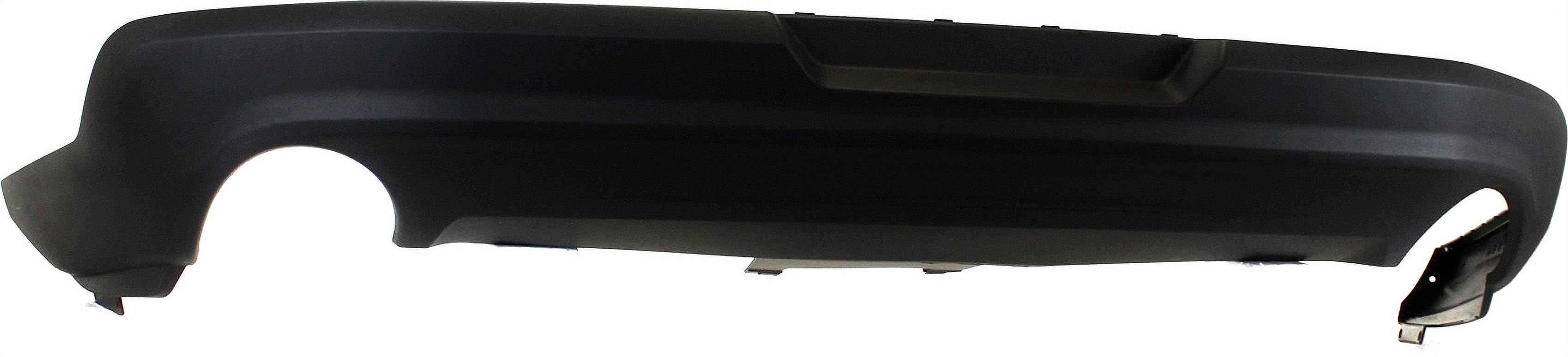 Replacement REPF764304 Valance Compatible with 2010-2012 Ford Mustang Rear Lower Bumper Extension Textured