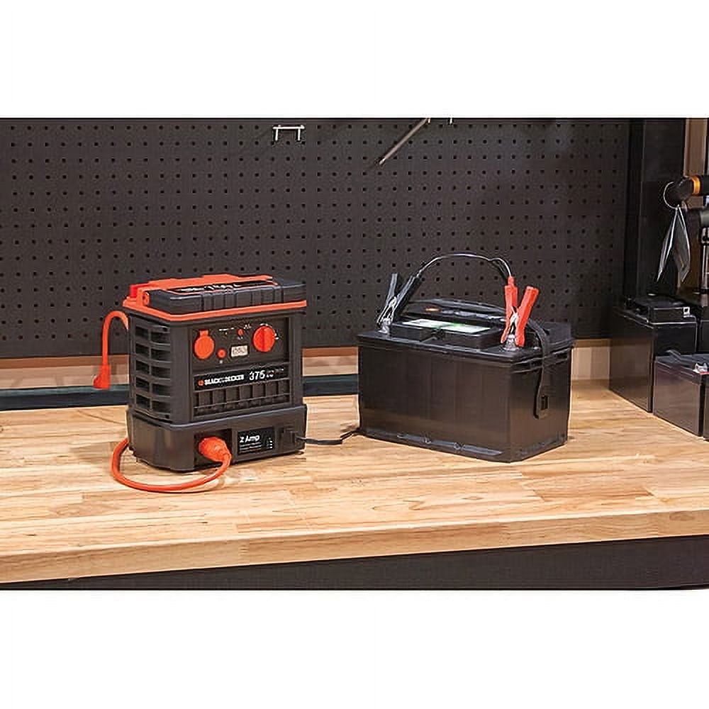 Black & Decker 375-Amp Jump Starter with Built-In 2-Amp Maintainer