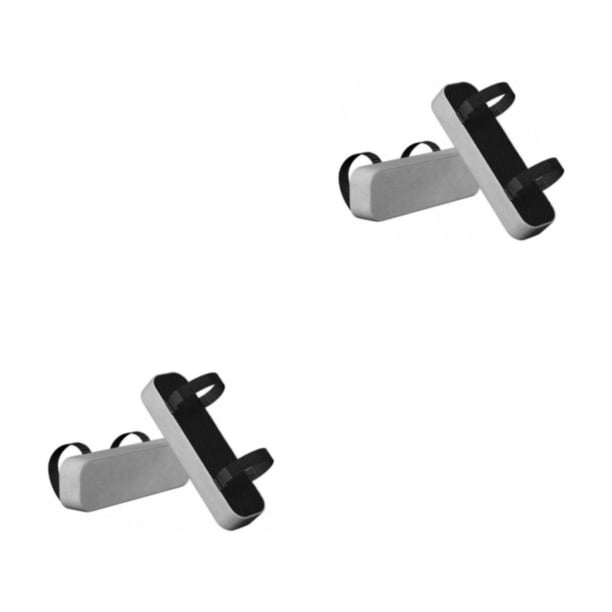 Kenally 1 par de reposabrazos de silla de oficina, taburete de ordenador extraíble ajustable portátil, soporte para brazo, cojín, accesorio Gris 2Conjunto