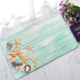 thumbnail image 1 of YUSDECOR Shells Sea Stars On Wooden Planks Home Decor Floor Mat Area Rug Doormat Size 18x30 Inches, 1 of 1