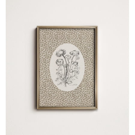 Vintage Floral Neutral Cottage Nursery Wall Art Print, Eye Catching Nursery Theme For Nursery And Home Decor