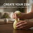 thumbnail image 5 of REGALWOVEN Mini Ceramic Bud Vase, Small Decorative Flower Vase for Single Stem, Tiny Matte Vase for Desktop, Shelf, Tiered Tray Yellow 1.8"L x 1.8"W x 3"H, 5 of 6