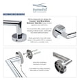 thumbnail image 3 of Transolid TTB24-BS Turin 24-inch Towel Bar, Brushed Stainless, 3 of 7