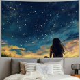 thumbnail image 2 of JRXY The Dazzling Stars and Dreamy Night Sky Tapestry Painting, 2 of 6