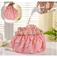 thumbnail image 4 of Bonnet de Douche, Bonnets de Douche pour Femmes, Bonnet de Douche à Double Couche Imperméable Protection des Cheveux Bonnets de Douche en EVA Réutilisables, 4 of 5