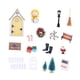 thumbnail image 3 of Set de puerta de hadas y elfos navideños 1: 12 mini adornos de coronas de escobas en miniatura para hacer tú mismo Amarillo, 3 of 9