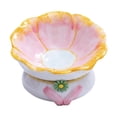 thumbnail image 2 of Ceramic Raised Cat Bowl Womerer y el alimentador Proteja el cuello para mascotas Extra anchos Anti -Vómitos para gatitos pequeños, medianos y grandes Rosa, 2 of 10