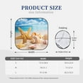 thumbnail image 3 of Sikiie Beach Starfish Shell Print Foldable Car Windshield Sun Visor, Car Window Sunshade Suitable for Sedan, SUV and Truck Car Accessories-Large, 3 of 6