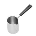 thumbnail image 3 of Milk Frothing Pitcher, Convenient Practical Easy Cleaning Long Handle Coffee Pitcher Jug Stainless Steel  For Home For Kitchen 350ml, 3 of 8