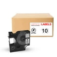 thumbnail image 1 of 10 Pack of D1 45013 Black on White Compatible Tape for Dymo Labelmanager 1/2" (12mm x 7m), 1 of 5