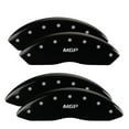 thumbnail image 2 of MGP 4 Caliper Covers Engraved Front & Rear MGP Black finish silver ch Fits select: 1999-2004 ACURA 3.5RL, 2 of 5