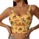 thumbnail image 1 of Fotbe Brave Cowboys Sujetador Deportivo Largo sin Aros para Mujer con Almohadillas y Soporte Medio, Transpirable y Absorbente, Camiseta Tipo Chaleco o Tank Top-Large, 1 of 8