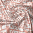 thumbnail image 5 of Ambesonne Geometric Window Valance, Pattern with Rectangles, 54" X 18", Blush and White, 5 of 5