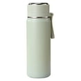 thumbnail image 2 of Sports Water Bottle,Insulated Water Bottle with Cup Travel Coffee Mug with Handle Stainless Steel Tumblers Thermos for Hot and Cold Drinks Water Flask Reusable Travel Thermal Cups (Light Green, L), 2 of 9