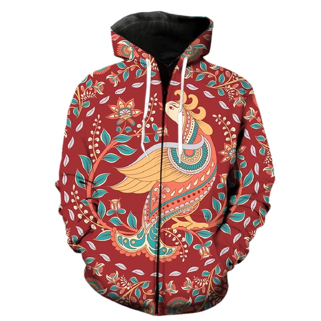 Sudadera con capucha y cremallera para hombre, estilo étnico exótico retro, gran oferta 2024, de manga larga, unisex, divertida, con capucha, ropa de calle, moda