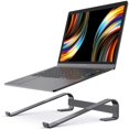 thumbnail image 1 of EIMELI Laptop Stand Aluminum Computer Riser Ergonomic Laptops Elevator for Desk Compatible with 10-18” Notebook Computer Black, 1 of 6