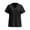 Black, variant on ZZwxWA Scrubs for Women V Neck Short Sleeve Solid Color Medical Nursing Shirts Casual Soft Stretchy Plus Sized Uniform Top