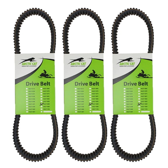 Arctic Cat 0627-084 3pk OEM Heavy Duty Drive Belts 2012-2017 M X XF 800 4000 6000 LXR Sno