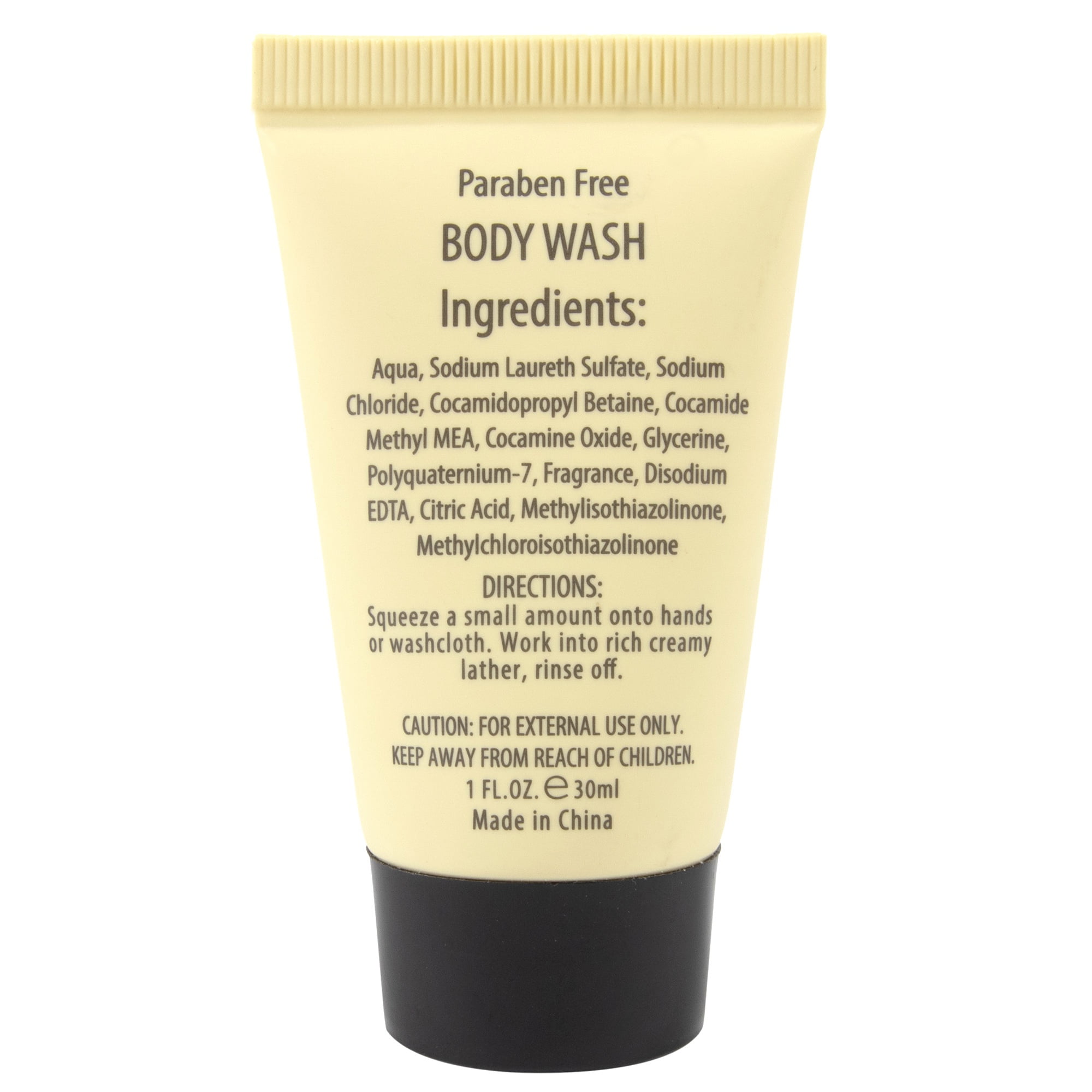 100 pack 1 Oz. Bodywash - Hospitality, Hotel, Homeless Shelter, Donation, Charity Drive, Disaster Relief Supplies - 100 Bottles
