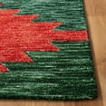 thumbnail image 4 of SAFAVIEH Aspen Mladen Southwestern Wool Area Rug, Green/Red, 8' x 10', 4 of 9