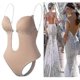 thumbnail image 1 of Backless Body Shaper Bra Women Plunging Deep V-neck Body Shaper Seamless Thong Invisibles Shapewear For Wedding, 1 of 5