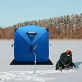 thumbnail image 4 of Sturdy Ice Fishing Shelter with 210D Oxford Fabric, Double Windows, Zippered Door, and Easy Setup for Fishing Adventures in All Weather Conditions, 4 of 5