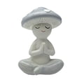 thumbnail image 1 of Estatua de hongo de meditación, figura decorativa, bonito adorno de mesa para escritorio. Estilo B, 1 of 9