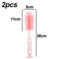 thumbnail image 2 of Cepillo limpiador de biberones suave al tacto, sin rayones, con soporte y clip de almacenamiento, sin BPA, 2 of 5