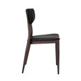 thumbnail image 5 of Sammy PU Faux Leather Dining Chair with Metal Black Frame – Set of 2 Sturdy Armless Side Chairs with Soft Upholstery, Modern Industrial Design, Comfortable Seating for Restaurants, Dining Rooms, Offic, 5 of 5