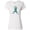 AA-White, variant on Inktastic Ovarian Cancer Awareness Teal Ribbon Made of Hearts Women's T-Shirt