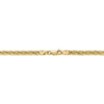thumbnail image 4 of Real 14kt Yellow Gold 3.3mm Diamond Cut Semi-Solid Chain; 18 inch; Lobster Clasp; for Adults and Teens; for Women and Men, 4 of 5