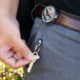 thumbnail image 3 of Superman Man of Steel Heavy Duty Metal Retractable Reel ID Badge Key Card Tag Holder with Belt Clip, 3 of 5