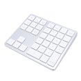 thumbnail image 1 of BT Number Pad, Rechargeable Cordless Numeric Keypad, 35 Keys External Numpad Keyboard for Laptop PC Tablet, Cordless BT Dual Mode, 1 of 7