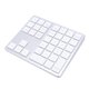 thumbnail image 1 of Teclado Numérico USB De 35 Teclas, Teclado Numérico Para Computadora Portátil Teclado Numérico BT Modo Dual Recargable Externo Mini Teclado Delgado Teclado Numérico Universal, 1 of 7