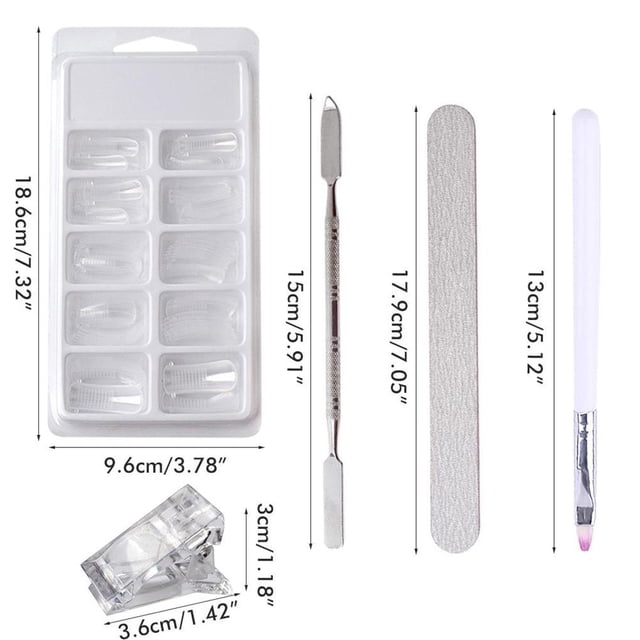 pitrice Nail Extension Gel Set Nail Gel Kit Nails for Starter Set Professional Kit Nail Manicure Salon Set for Beginners Type1 Type1 1 Pc