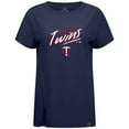 thumbnail image 2 of Women's Levelwear Navy Minnesota Twins Influx Sizzle T-Shirt, 2 of 3
