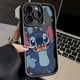thumbnail image 5 of Disney-funda de teléfono de silicona suave Stitch para iPhone 14, 15 Pro Max, 13, 12, 11 Pro, XR, XS Max, X, 8, 7 Plus, SE 2020, cubierta protectora de lente, 5 of 5