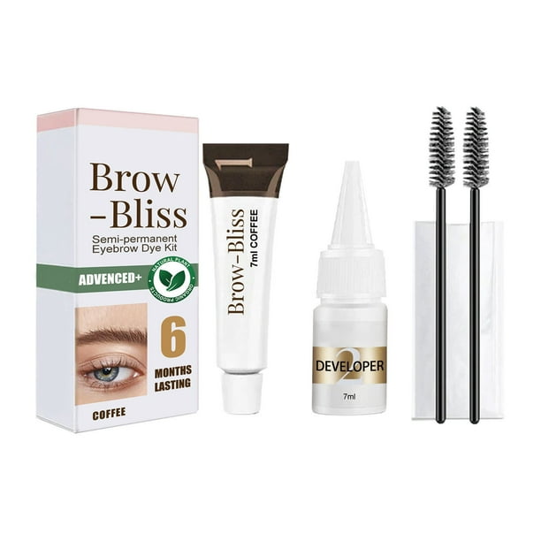 Semi-Permanent Eyebrow Tinting Kit Long Lasting Technology Embracing Nature With Plant-Based 7ml+7ml
