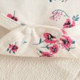 thumbnail image 5 of CAUYDY Infant Girl Clothes Cute Baby Ruffle Long Sleeved Bodsuit 3Pcs Layette Set 0 3 6 9 12 18 Months Newborn Girl Outfits Fall Winter Hot Pink Sizes 9-12 Months, 5 of 8