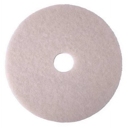1 PK ToughGuy Buff Pad, White, Size 15\