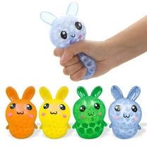 up to 70% off karymi 4 Pack Squish Easter Bunny Stress Balls for Adults Easter Basket Stuffers Easter Toys Stress Relief Fidget Balls 5ml Toys Age 6-8 up to 70% off Weekly flyer