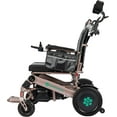 thumbnail image 3 of Fauteuil Roulant Motorisé Robuste à Dossier Réglable pour les Voyages et la Routine Quotidienne, Grande Capacité de 230 kg, Appuie-Tête Repose-Pieds Ajustable - Bronze, 3 of 5