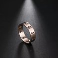 thumbnail image 2 of RSAMD Vintage Cross Ring Stainless Steel Finger Ring Unisex Wedding Gift Jesus jewelry-10-Rose Gold, 2 of 5