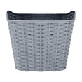thumbnail image 2 of funtasica Bike Front Basket, Bike Basket Easy to Install Removable Retro Handlebar Storage Basket for Cycling Accessories Gray, 2 of 8