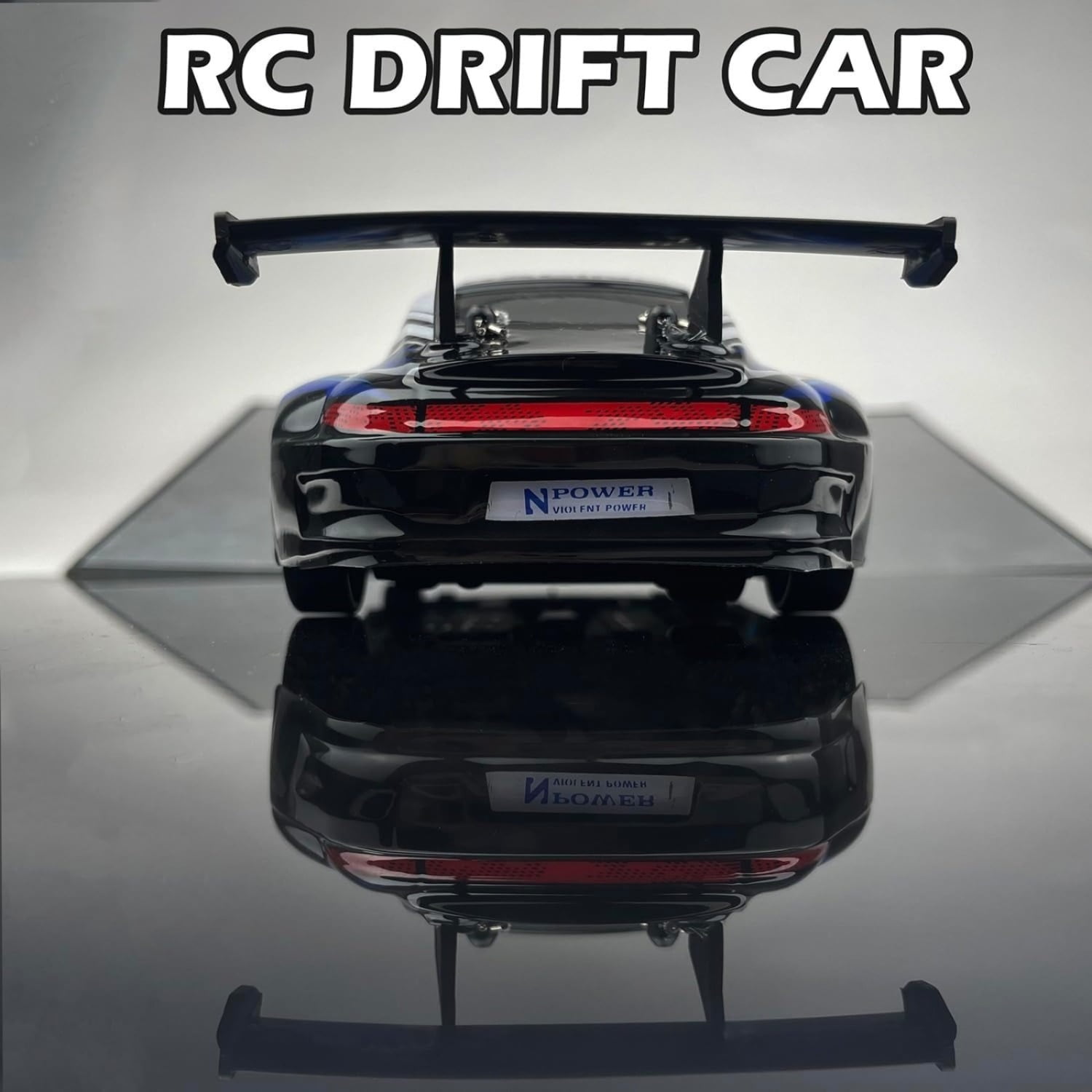 TXT-MATRIX RC Drift Car  1:22 Scale 4WD High Speed 2.4GHz LED Lights with 2 Batteries