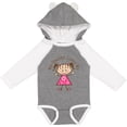 thumbnail image 3 of Inktastic My Granny Loves Me Girls Long Sleeve Baby Bodysuit, 3 of 5